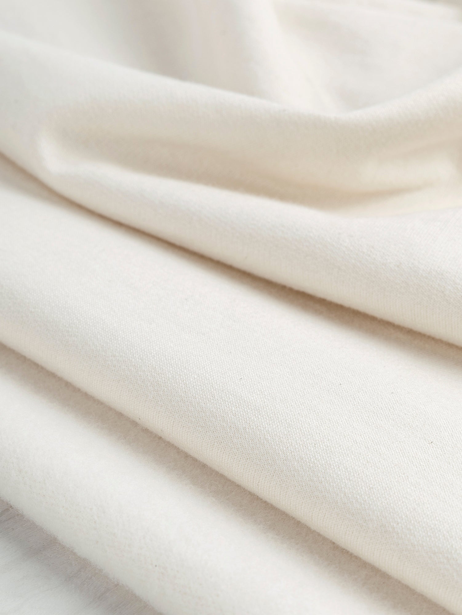 Organic Cotton Fleece - Natural | Core Fabrics