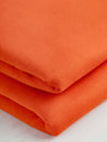 Organic Cotton Fleece - Orange | Core Fabrics