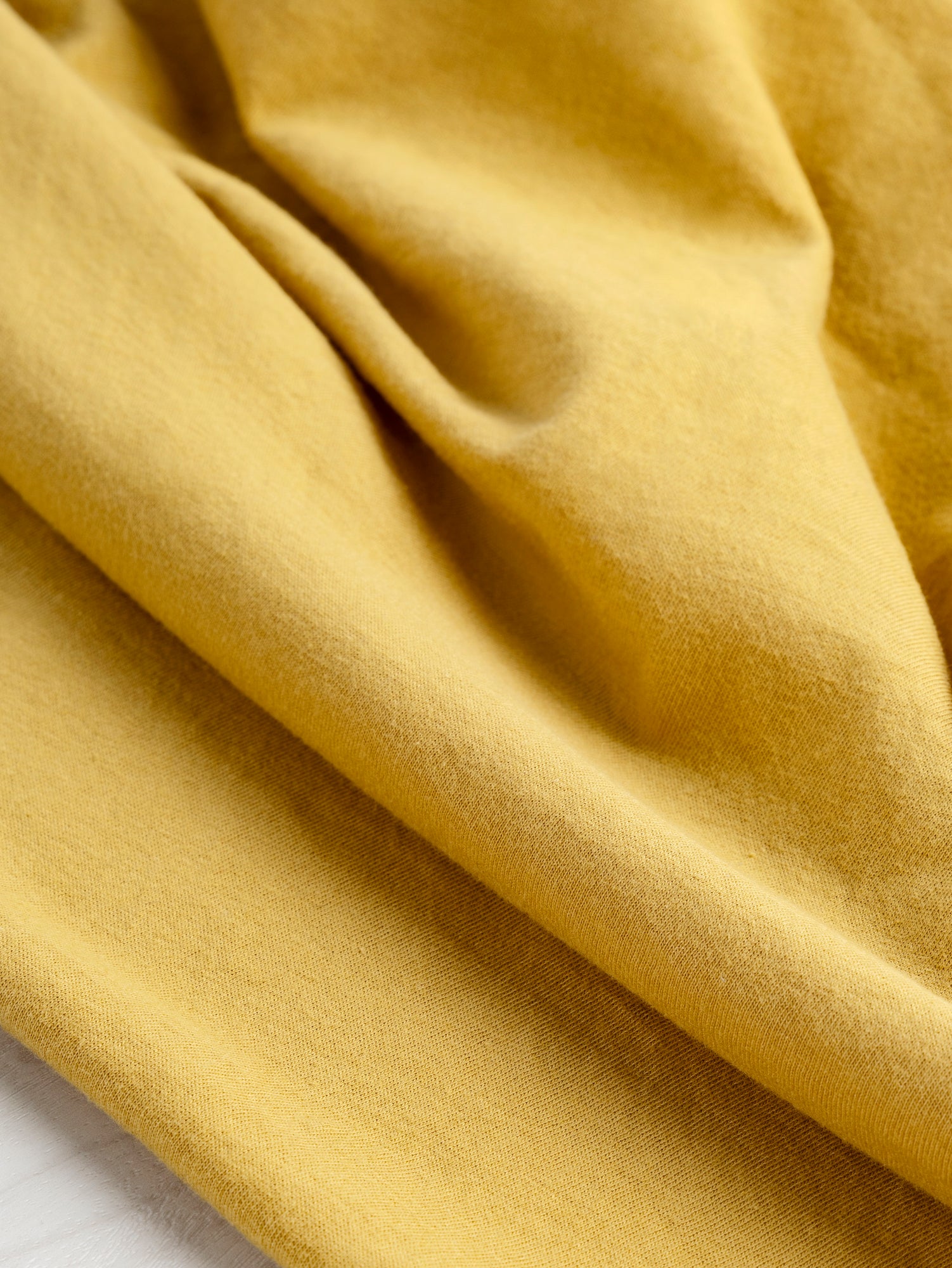 Organic Cotton Jersey Knit - Honey | Core Fabrics