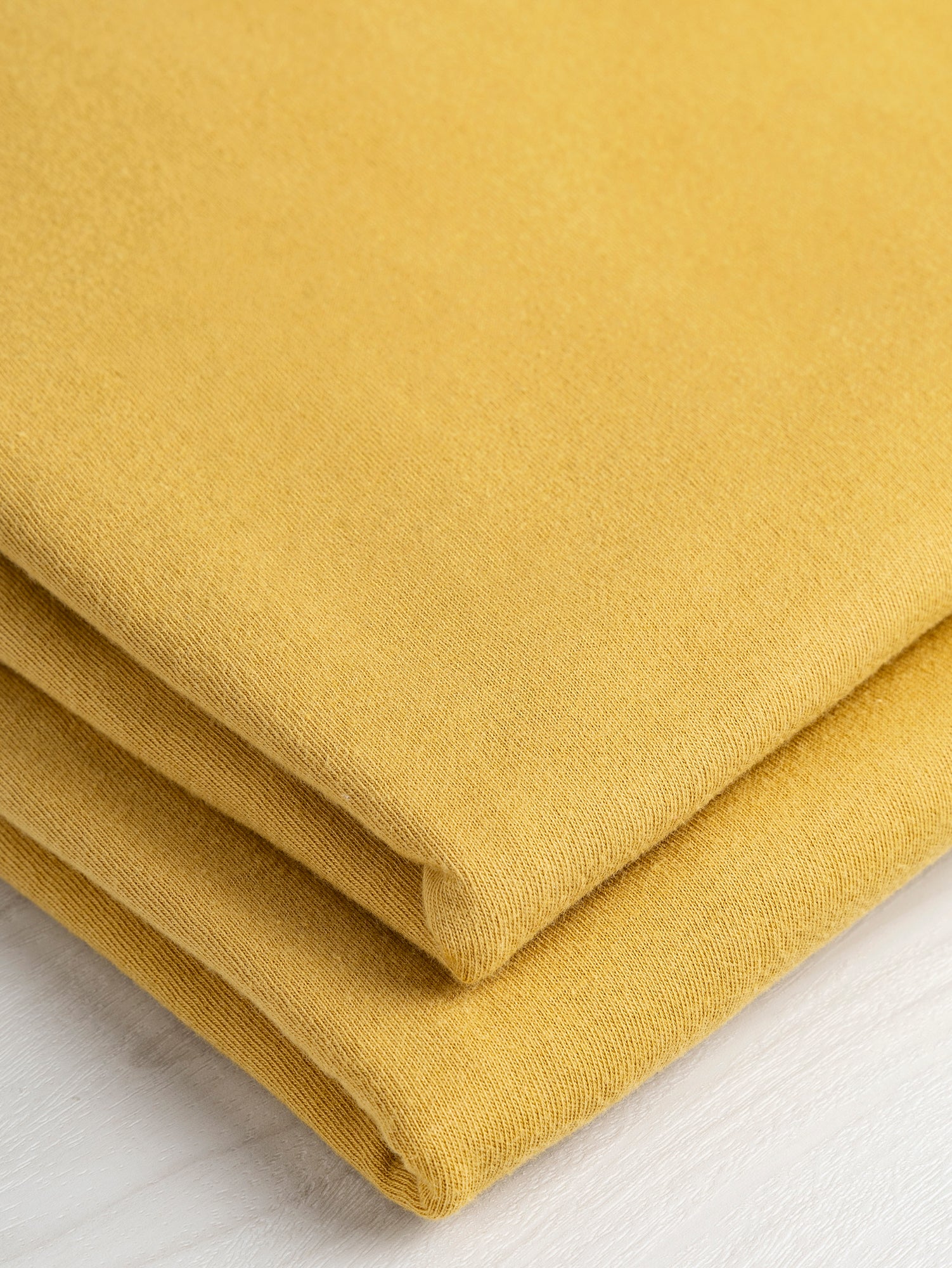 Organic Cotton Jersey Knit - Honey | Core Fabrics