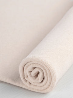 Organic Cotton Spandex 1x1 Rib Knit - Blush