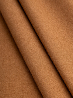 Organic Cotton Spandex Jersey - Caramel