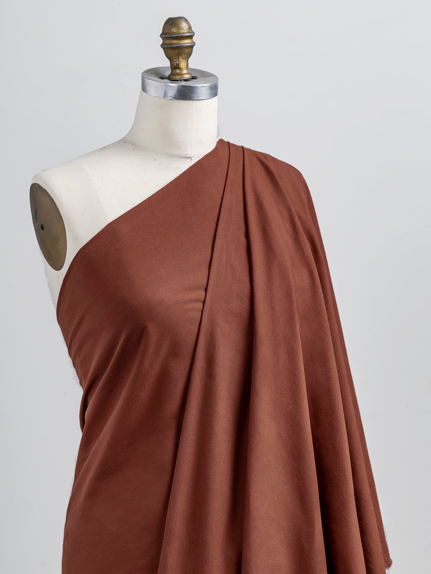 F-COT340-006-Organic-Cotton-Voile-Chestnut-Core-Fabrics-draped