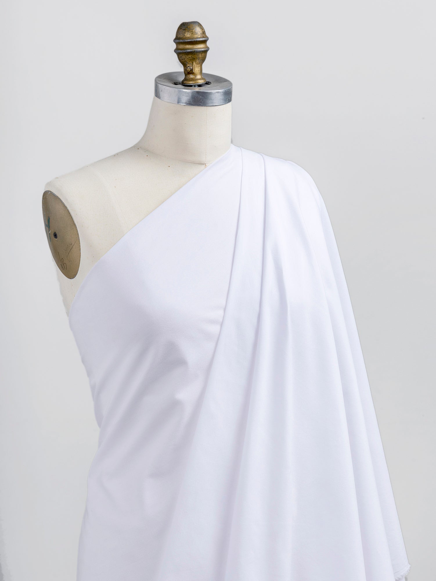 white christmas dresses Organic Cotton Voile - White