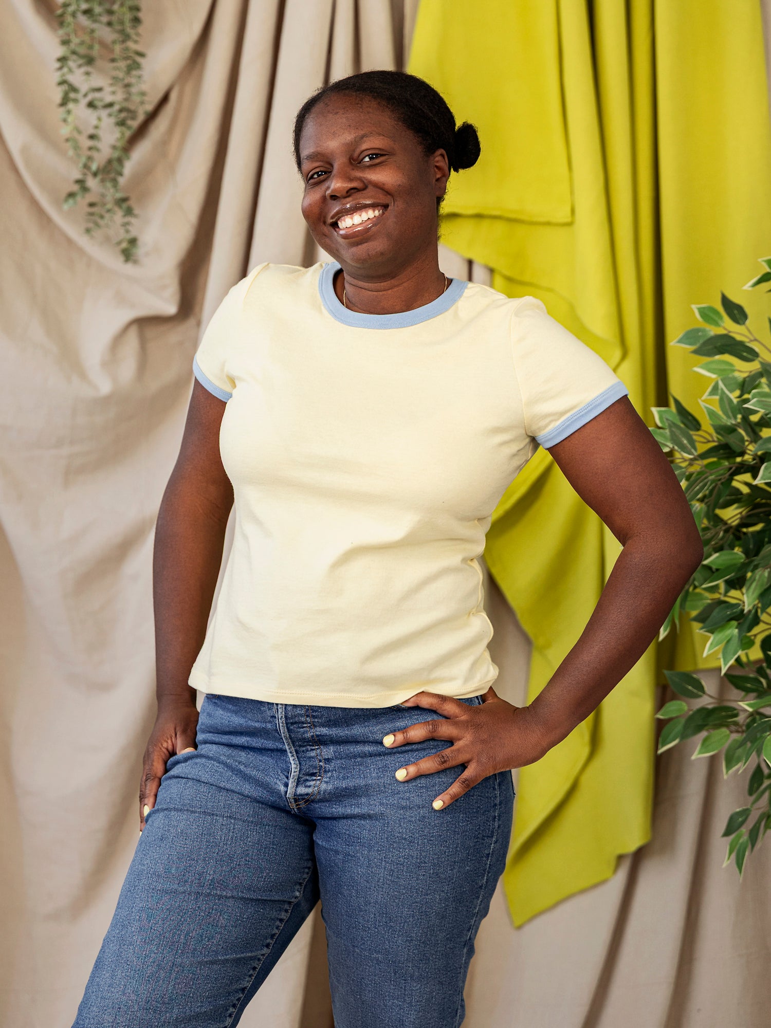 F-COT361-015-Organic-Cotton-Washed-Jersey-Knit-Butter-Yellow-Core-Fabrics-model.JPG