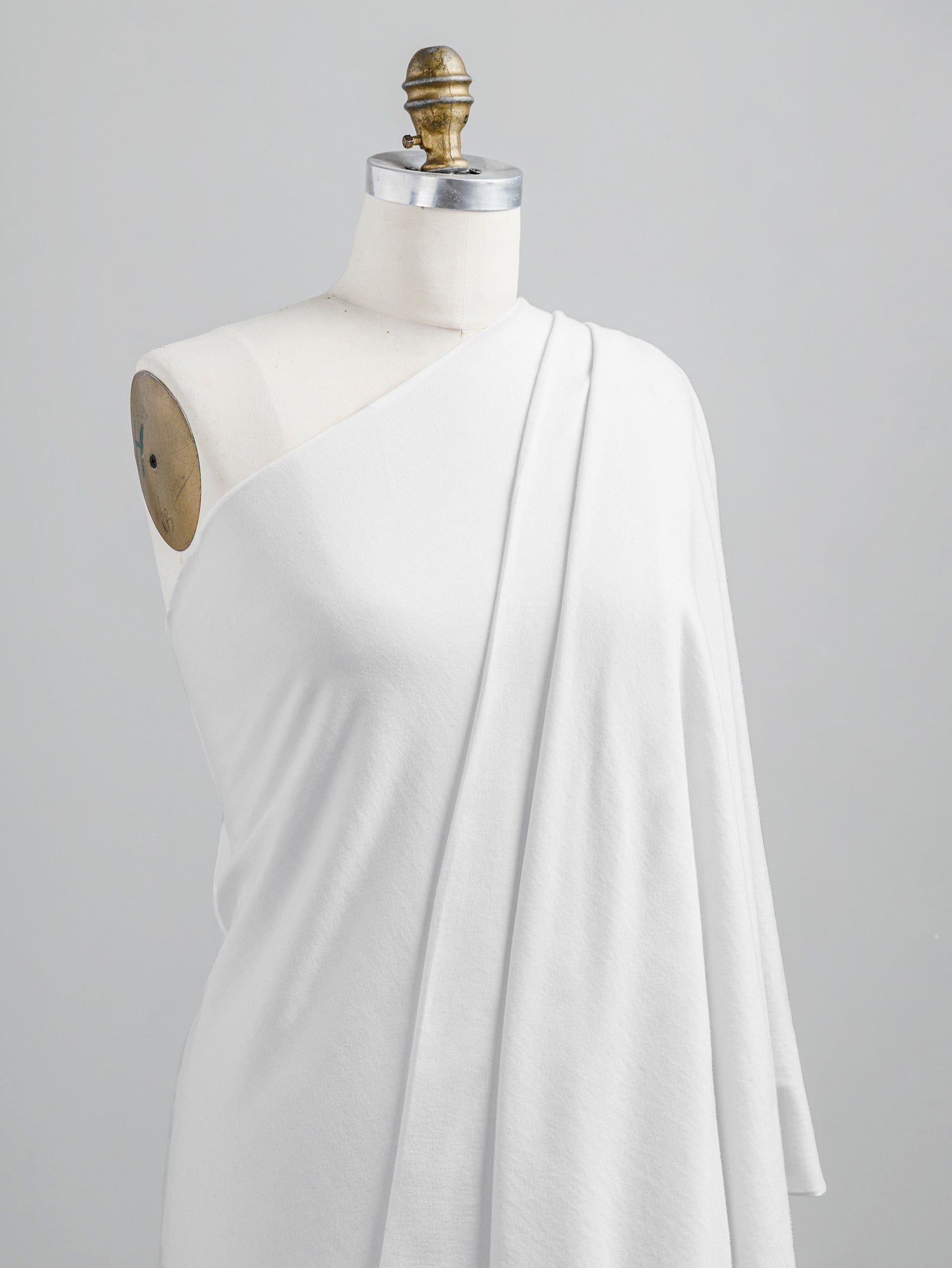 Organic Cotton Washed Jersey Knit - White | Core Fabrics Organic Cotton Washed Jersey Knit - White | Core Fabrics