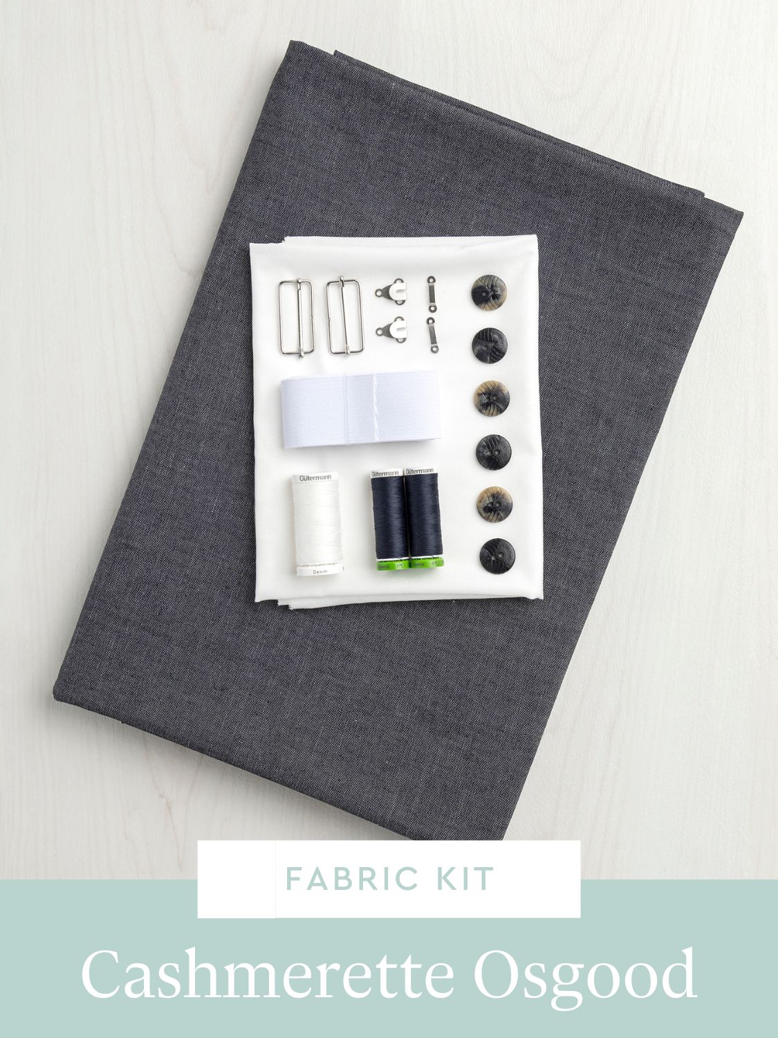 Osgood Skirt Kit  - 6.5 oz Cone Mills Denim Shirting Deadstock | Core Fabrics