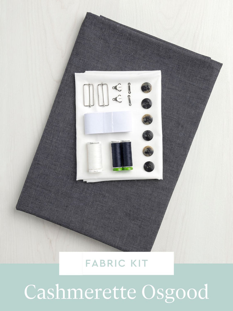 Osgood Skirt Kit | 6.5 oz Cone Mills Denim Shirting Deadstock