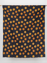 Oversize Polka Dot Print Cotton Poplin - Black + Bronze | Core Fabrics
