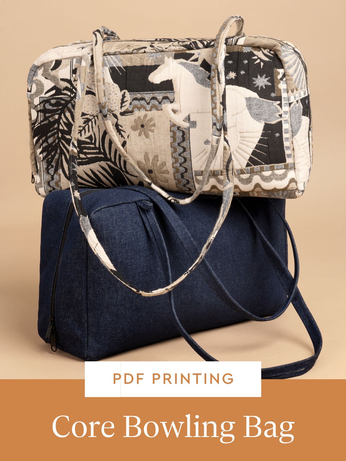 PDF Printing for Core Fabrics Bowling Bag Fabric Kit