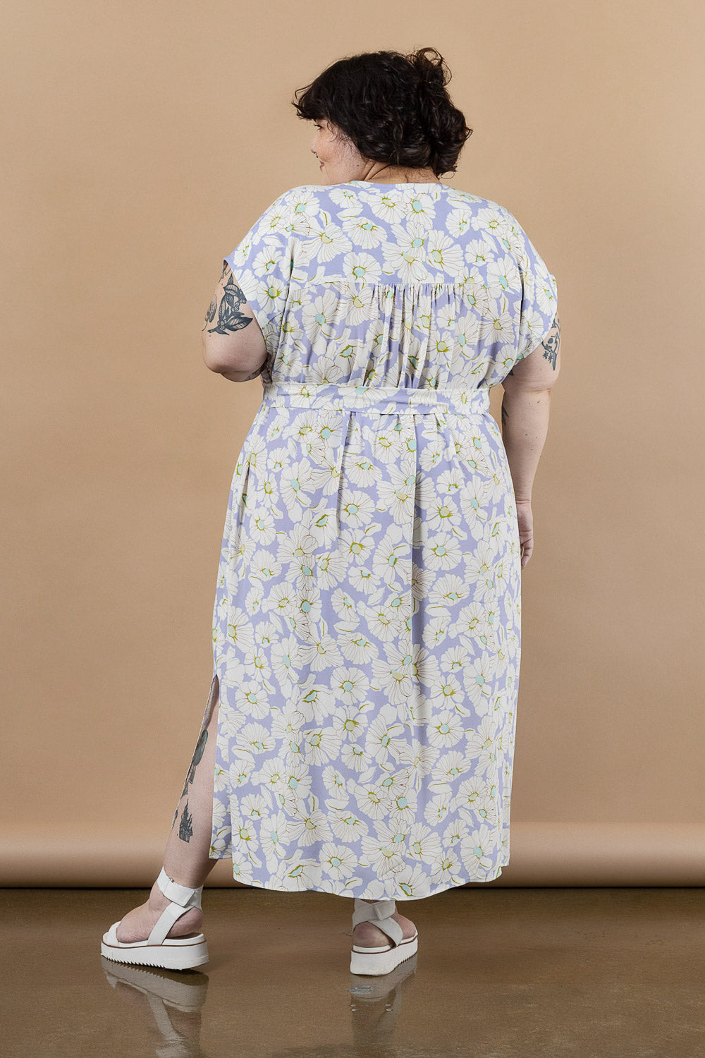 Periwinkle Plus-Size Shirtdress Pattern | Closet Core Crew