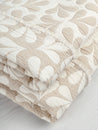Petal Quilted Jacquard with Batting - Beige + Cream | Core Fabrics
