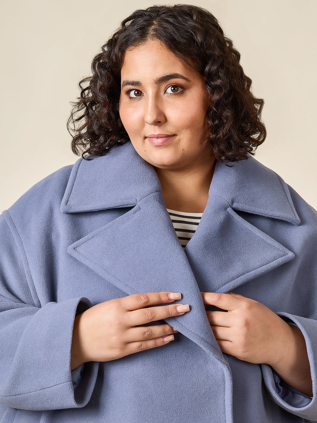 Phoebe Coat | Plus Size Coat Pattern | Closet Core Patterns