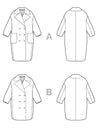 Phoebe Coat | Technical Drawings | Closet Core Patterns