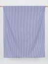 Pinstripe Cotton Poplin Shirting - Dark Blue + White | Core Fabrics