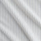 Coton gaufré à fines rayures - Blanc + Indigo