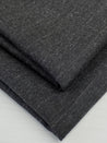 Pinstripe Italian Suiting Deadstock - Charcoal + Metallic | Core Fabrics