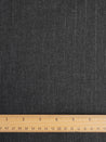 Pinstripe Italian Suiting Deadstock - Charcoal + Metallic | Core Fabrics