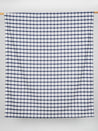 Plaid Check Brushed Cotton - White + Blue | Core Fabrics