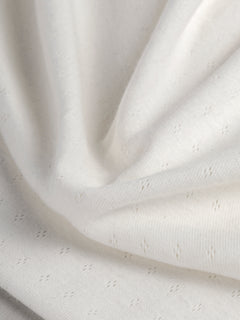Pointelle Jersey Knit - Cream