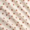 Polka Dot Print Cotton Poplin - Ivory + Caramel
