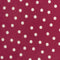 Popeline de coton à imprimé à pois - Framboise + Ivoire