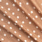 Polka Dot Print Lyocell - Biscuit + Ivory