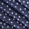Polka Dot Print Lyocell - Indigo + Ice