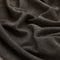 Tricot en mélange polycoton fin de rouleau – Noir + Sable