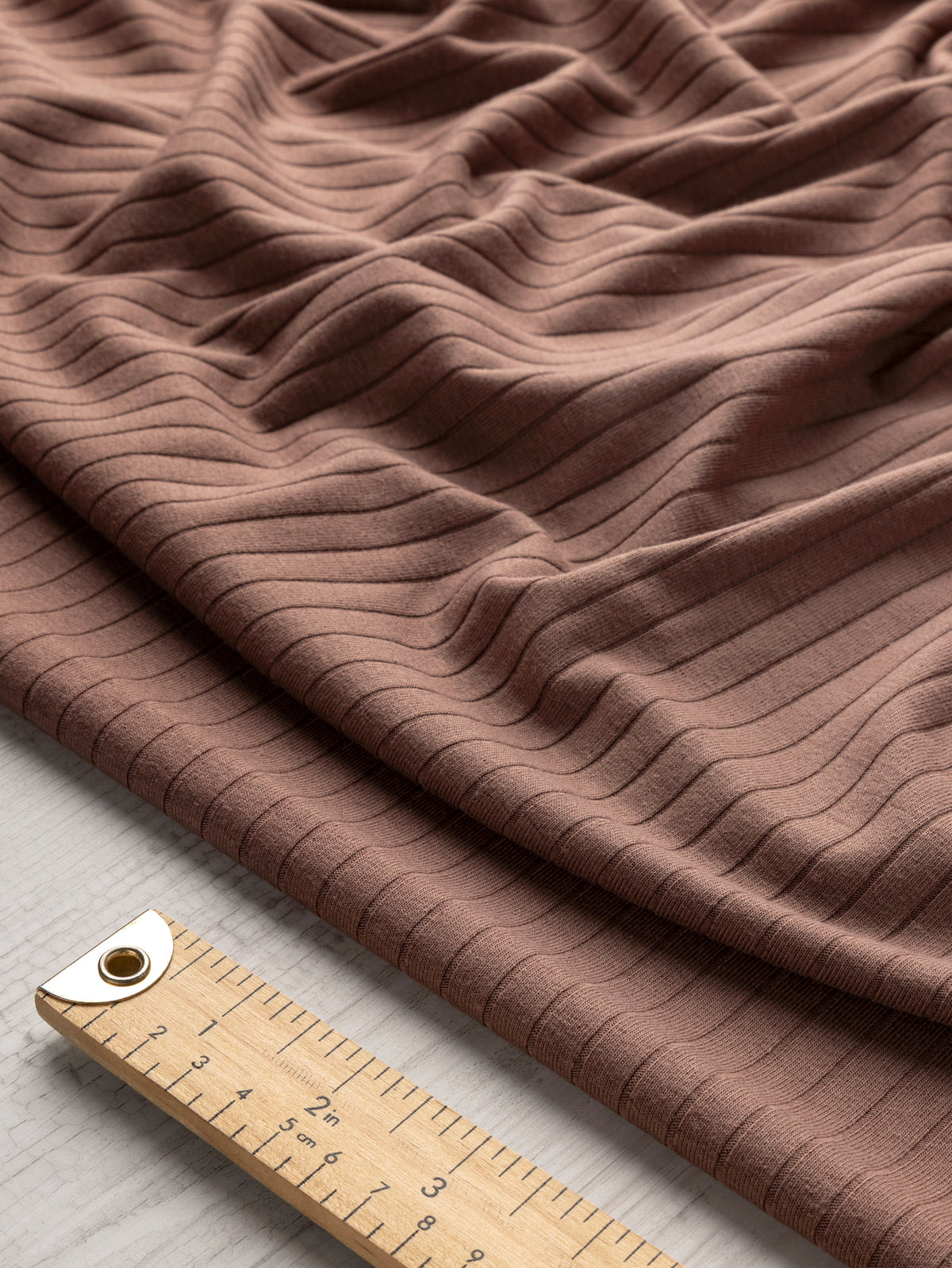 F-DEA266-001-Poly-Cotton-Rib-Knit-Deadstock-Rosewood-Core-Fabrics-.webp