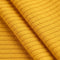 Tricot côtelé extensible polyester-coton fin de rouleau - jaune souci