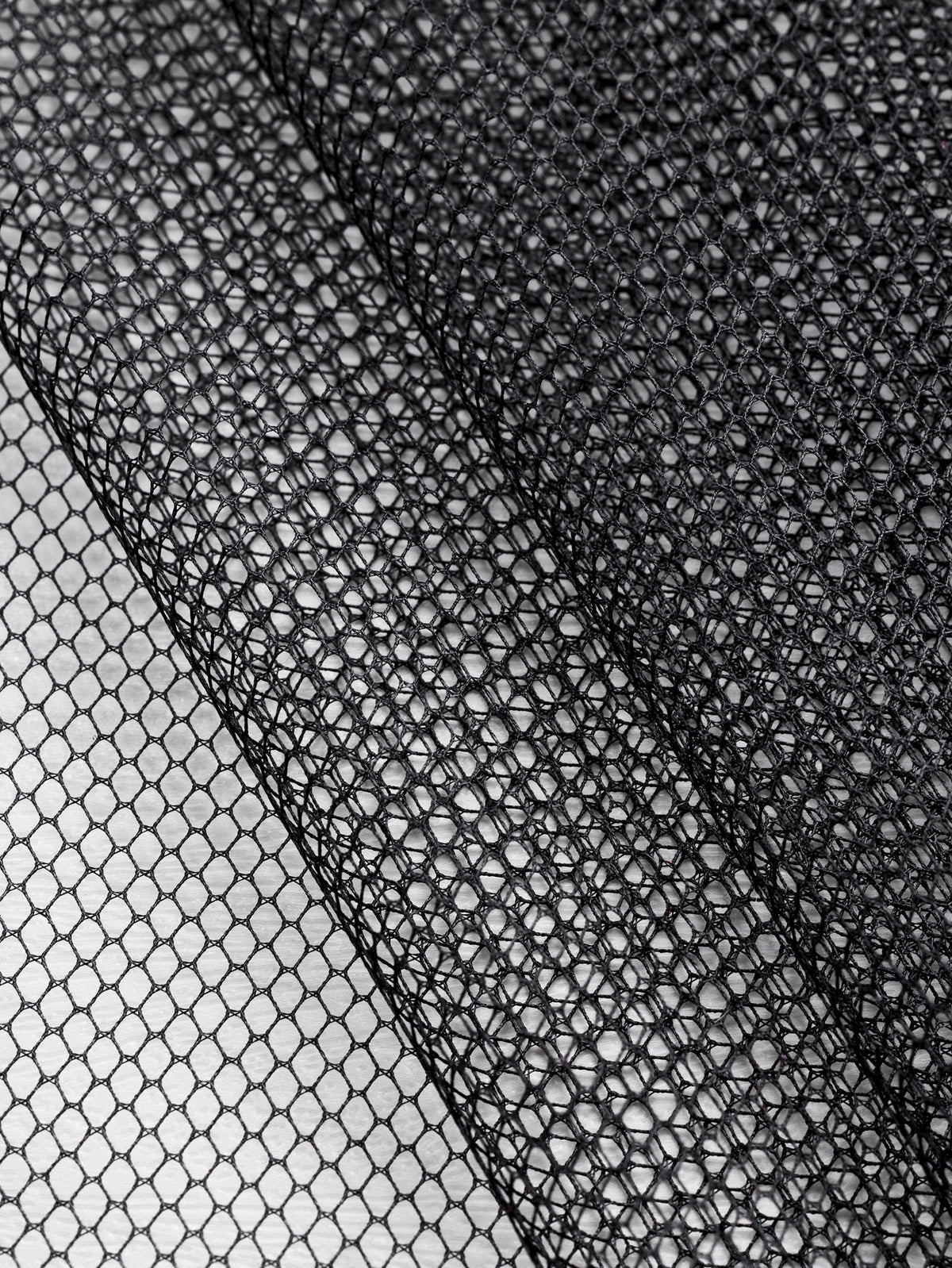 Polyester Tulle Polyester Tulle Deadstock - Black | Core Fabrics