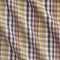 Postcard Artisanal Check Cotton - White + Black + Multicolour