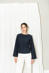 Puff & Pencil Sewing Pattern - Tie Waist blouse x Cone sleeve | Core Fabrics