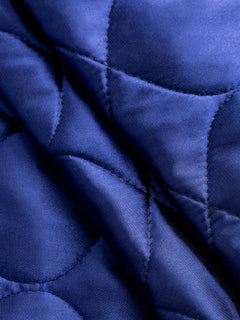 Quilted Lining Deadstock - Cobalt
