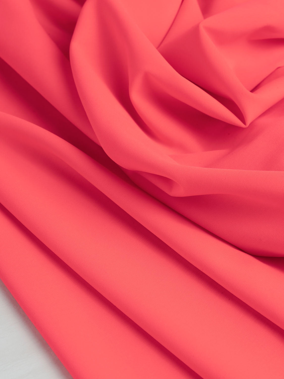 Recycled Nylon Spandex Swimwear Fabric - Neon Coral | Core Fabrics