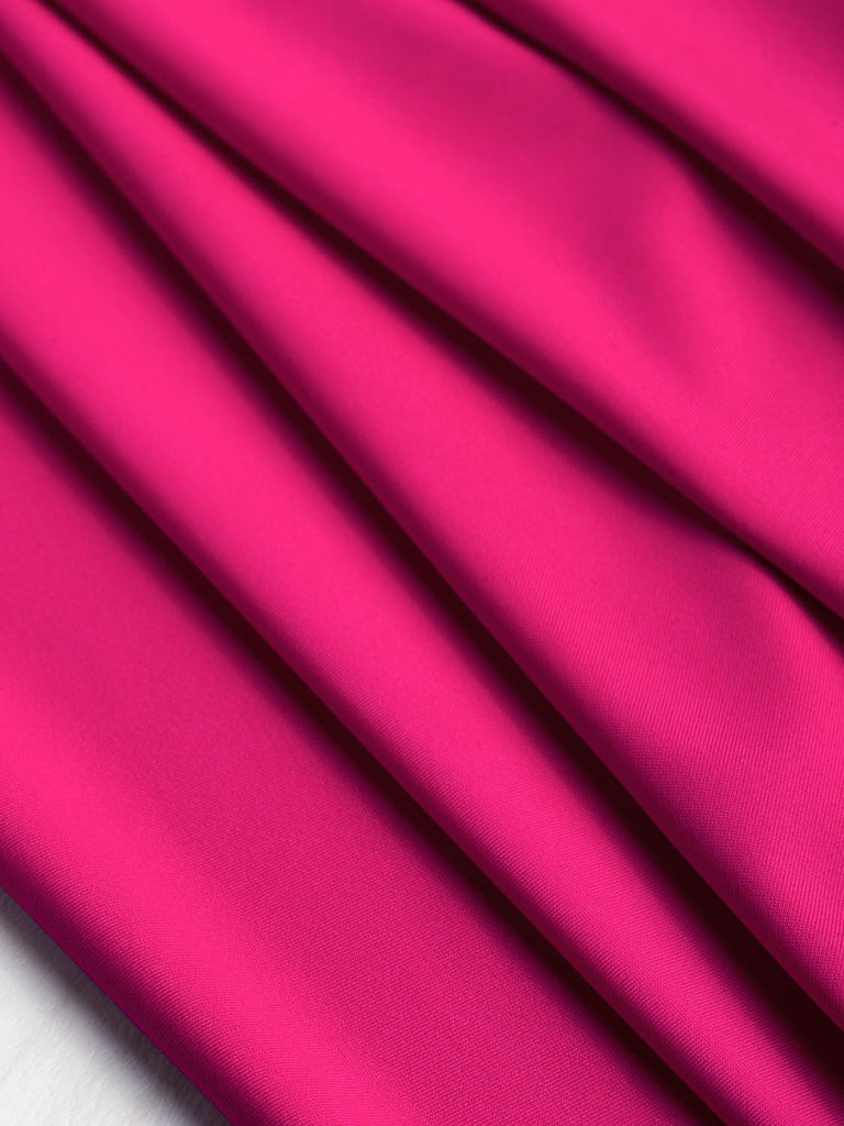 Recycled Nylon Spandex Swimwear Fabric - Vibrant Fuchsia