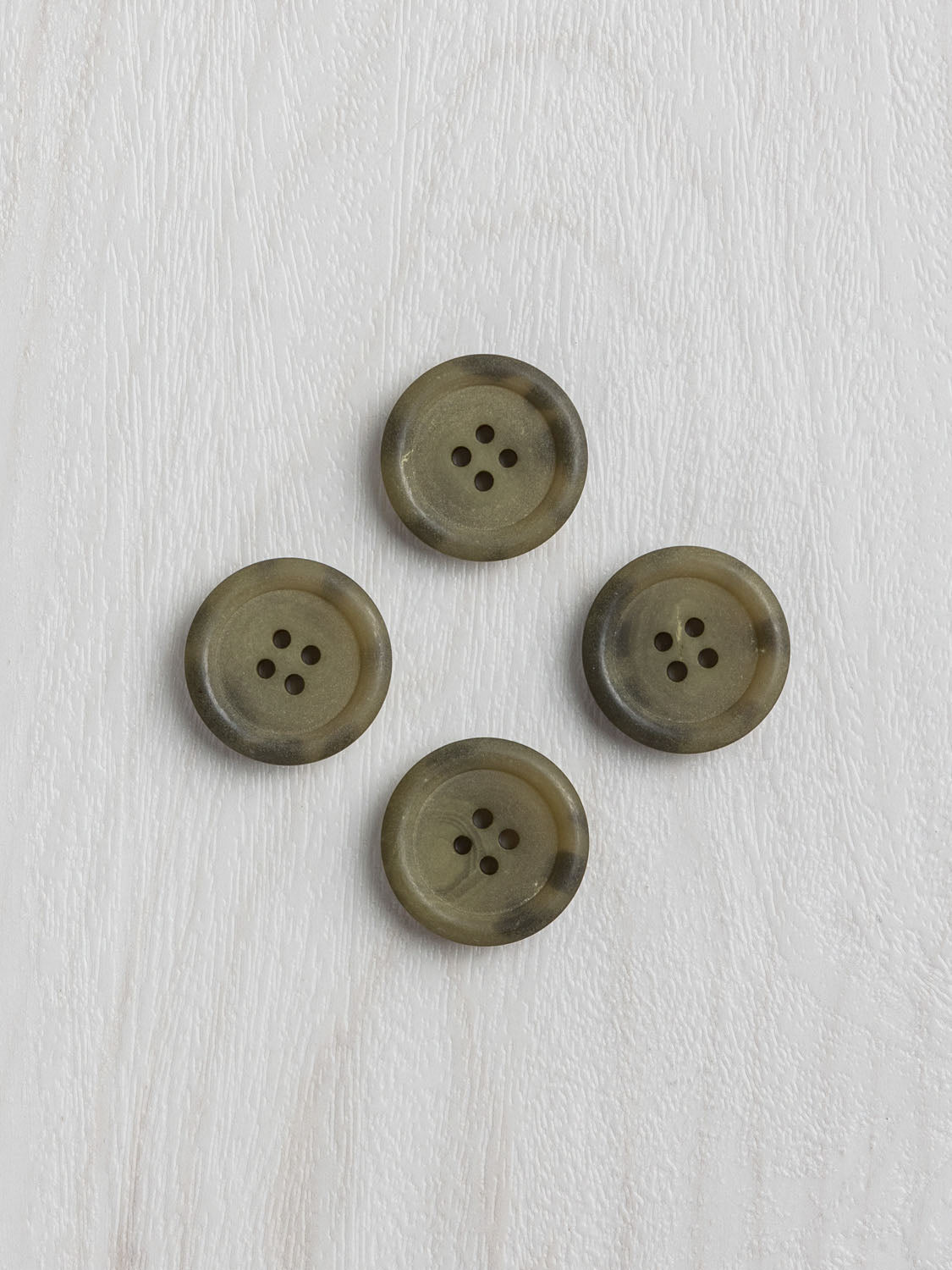 Recycled Paper Buttons Khaki 40L | Core Fabrics