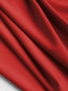 Recycled Nylon Spandex Swimwear Fabric - Fire Red