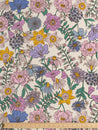 F-COT430-Retro-Large-Floral-Print-Cotton-Flannel-Twill-Deadstock-Cream-Lilac-Periwinkle-Yellow-Core-Fabrics-ruler.JPG