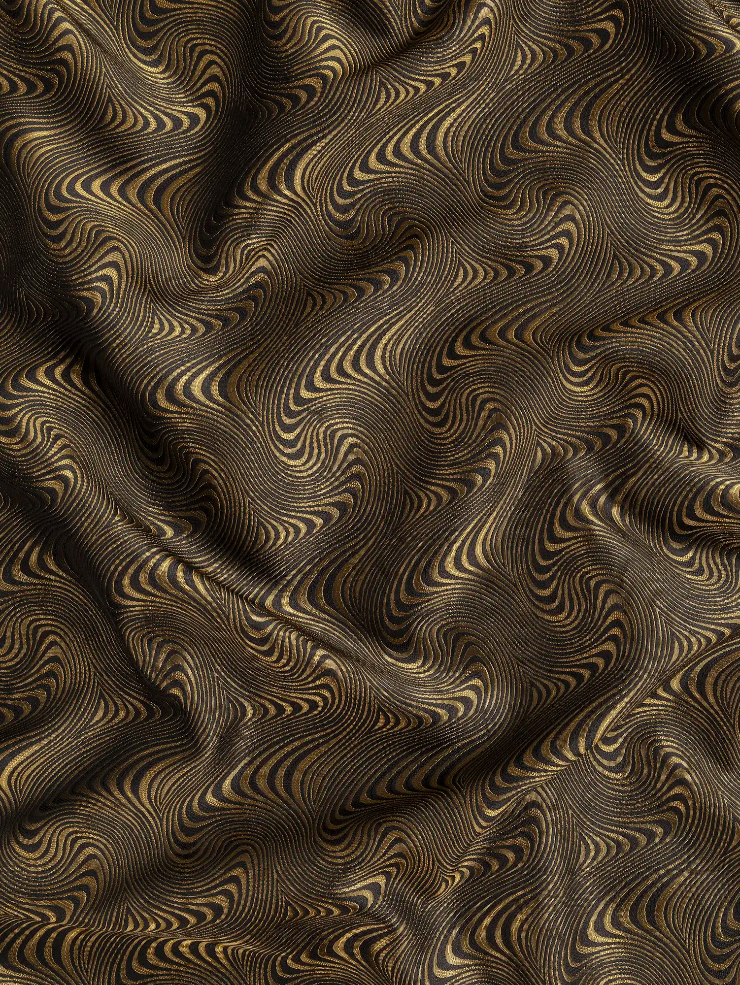 F-DEA194-Reversible-Swirly-Jacquard-Deadstock-Black-and-Gold-Core-Fabrics-scrunched.webp