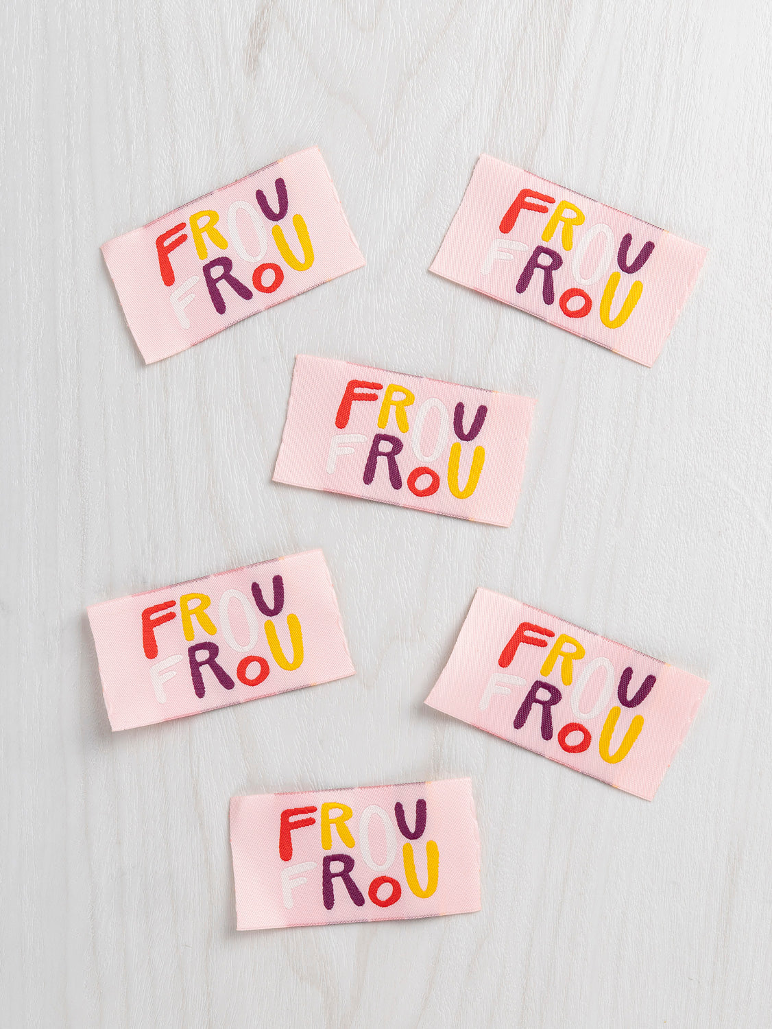 Core Fabrics Sewing Labels: 6 pack - Frou Frou | Core Fabrics