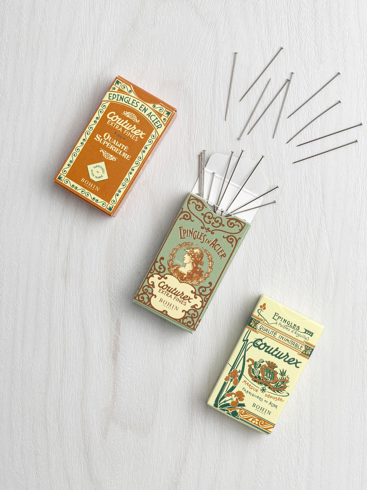 Extra Fine Pins Couturex Vintage Edition - 200 Pack