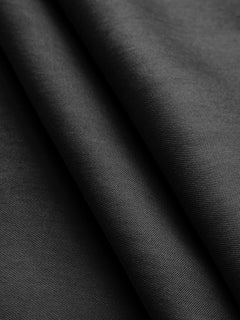 Cupro fin de rouleau lavé au sable – Noir