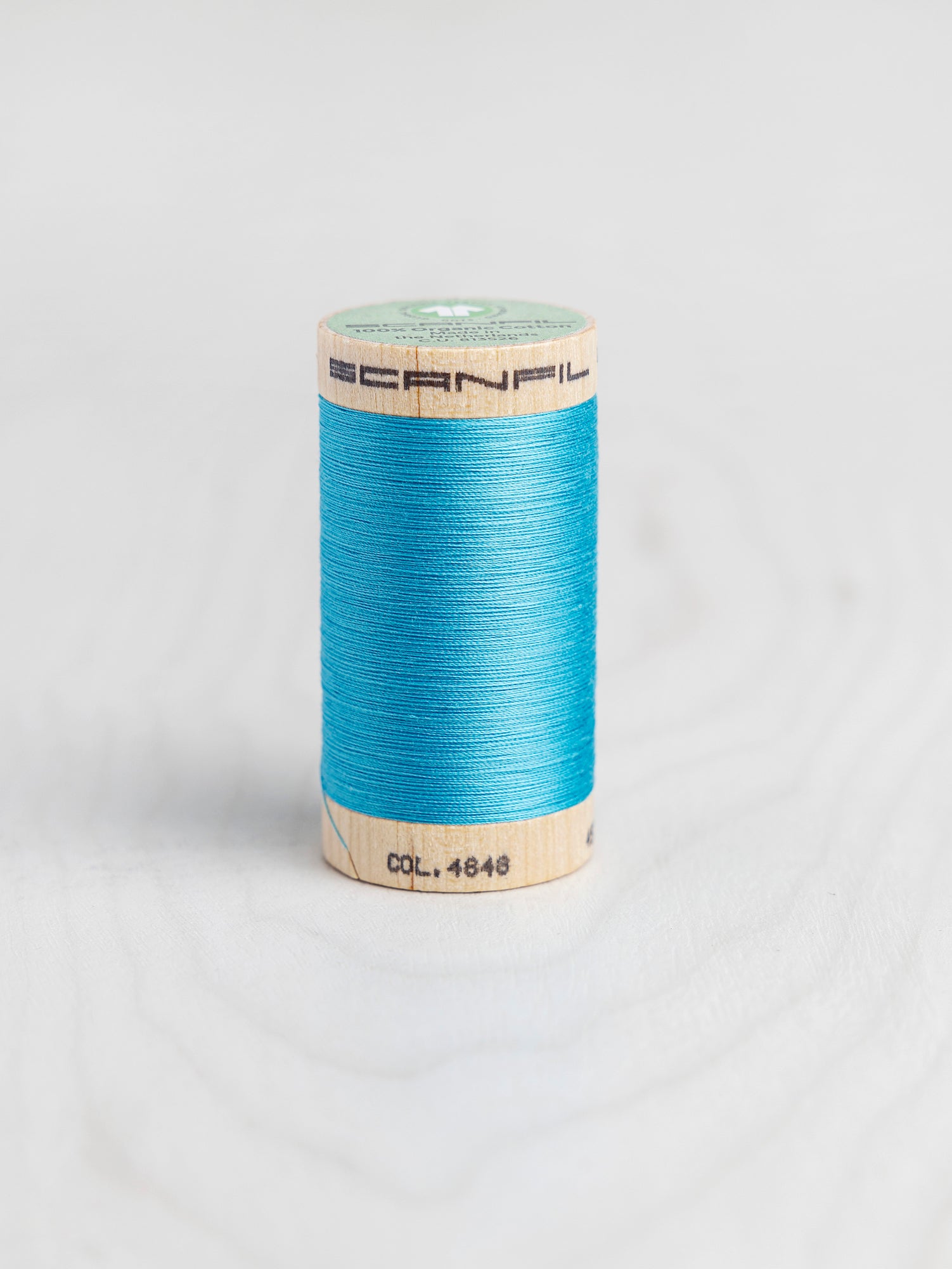 T-COT002-4848-Scanfil-Organic-Cotton-50wt-Thread-500-yard-Blue-Atoll-4848-Core-Fabrics