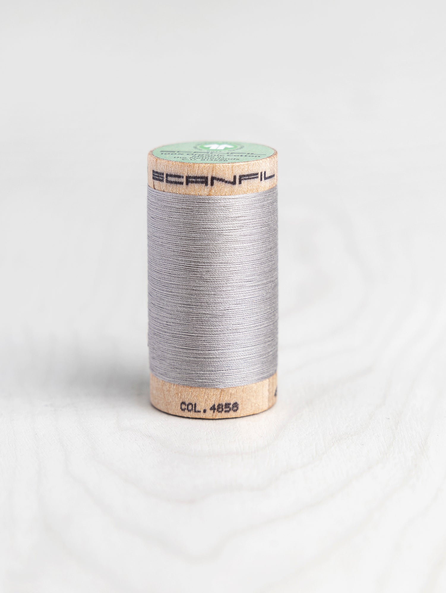 T-COT002-4858-Scanfil-Organic-Cotton-50wt-Thread-500-yard-Dove-4858-Core-Fabrics