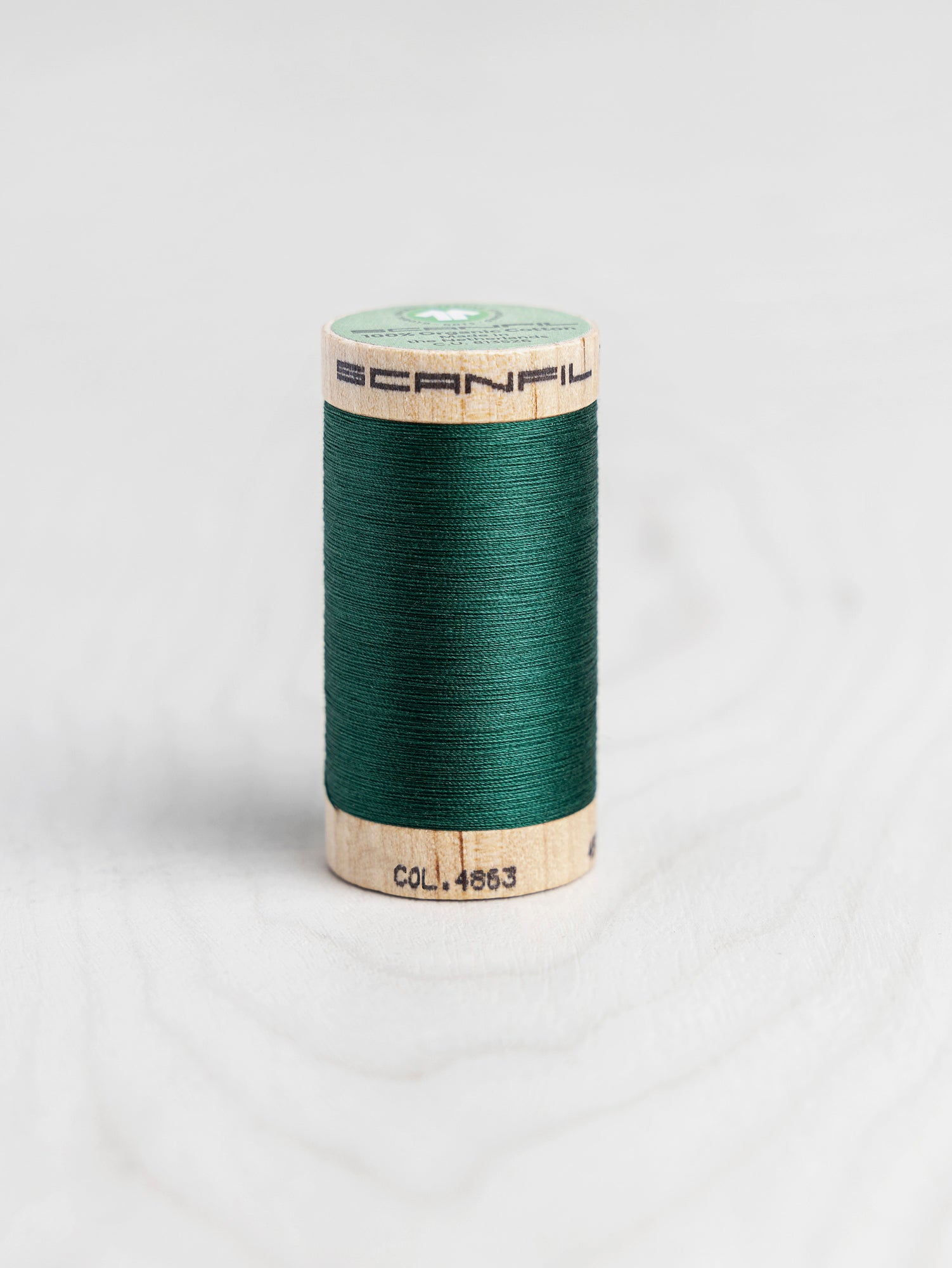 T-COT002-4863-Scanfil-Organic-Cotton-50wt-Thread-500-yard-Galapagos-Green-4863-Core-Fabrics