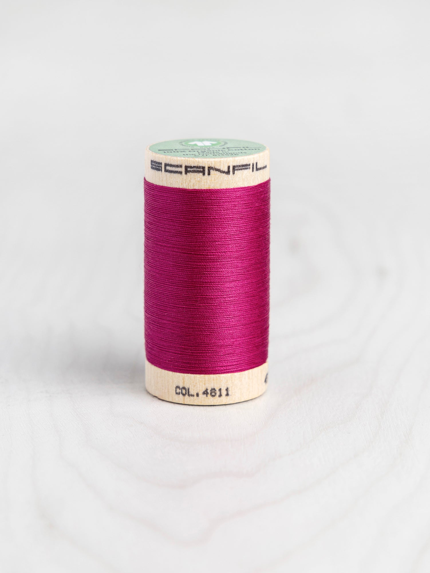 T-COT002-4811-Scanfil-Organic-Cotton-50wt-Thread-500-yard-Love-Potion-4811-Core-Fabrics