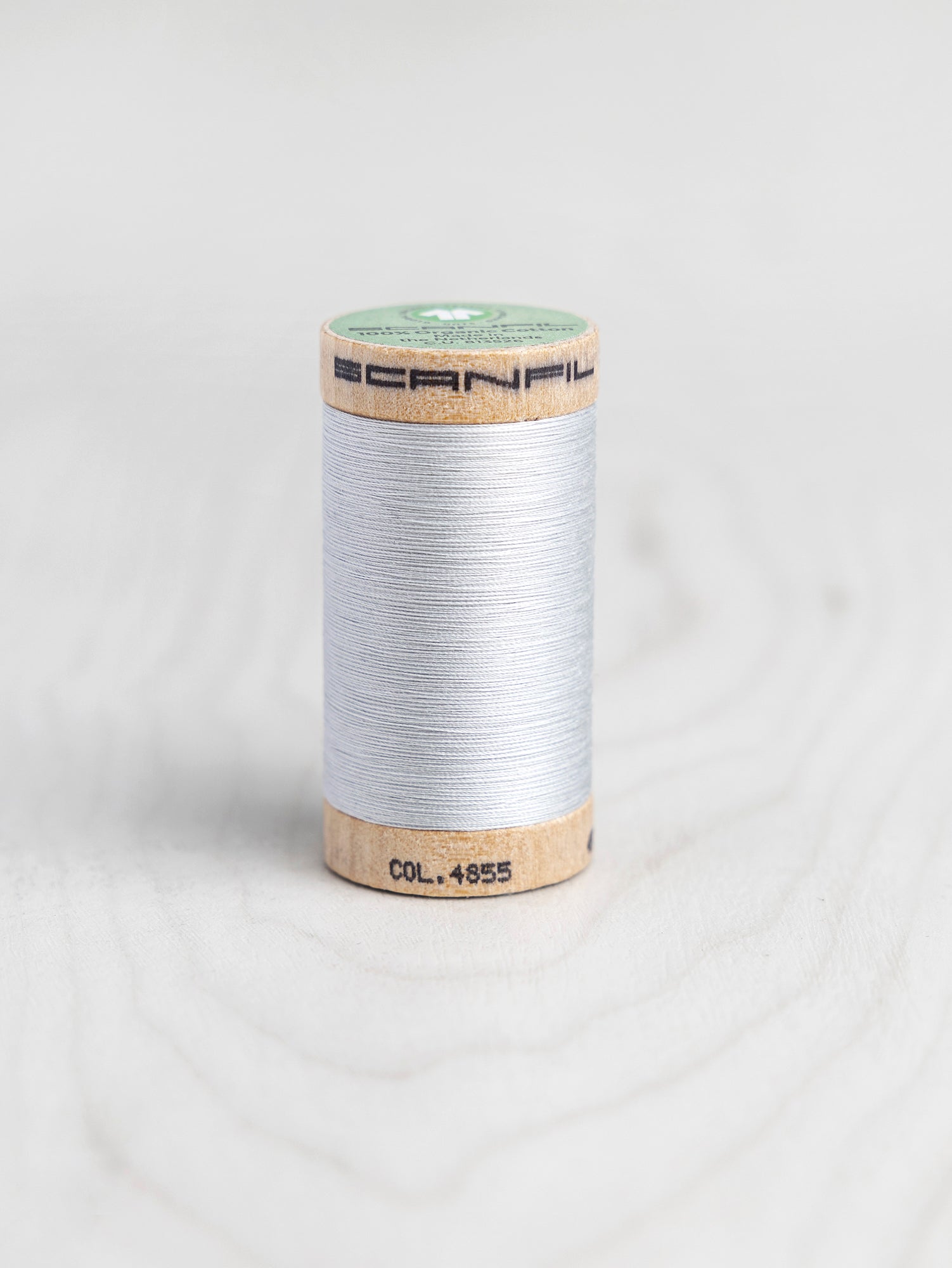 T-COT002-4855-Scanfil-Organic-Cotton-50wt-Thread-500-yard-Oyster-Mushroom-4855-Core-Fabrics
