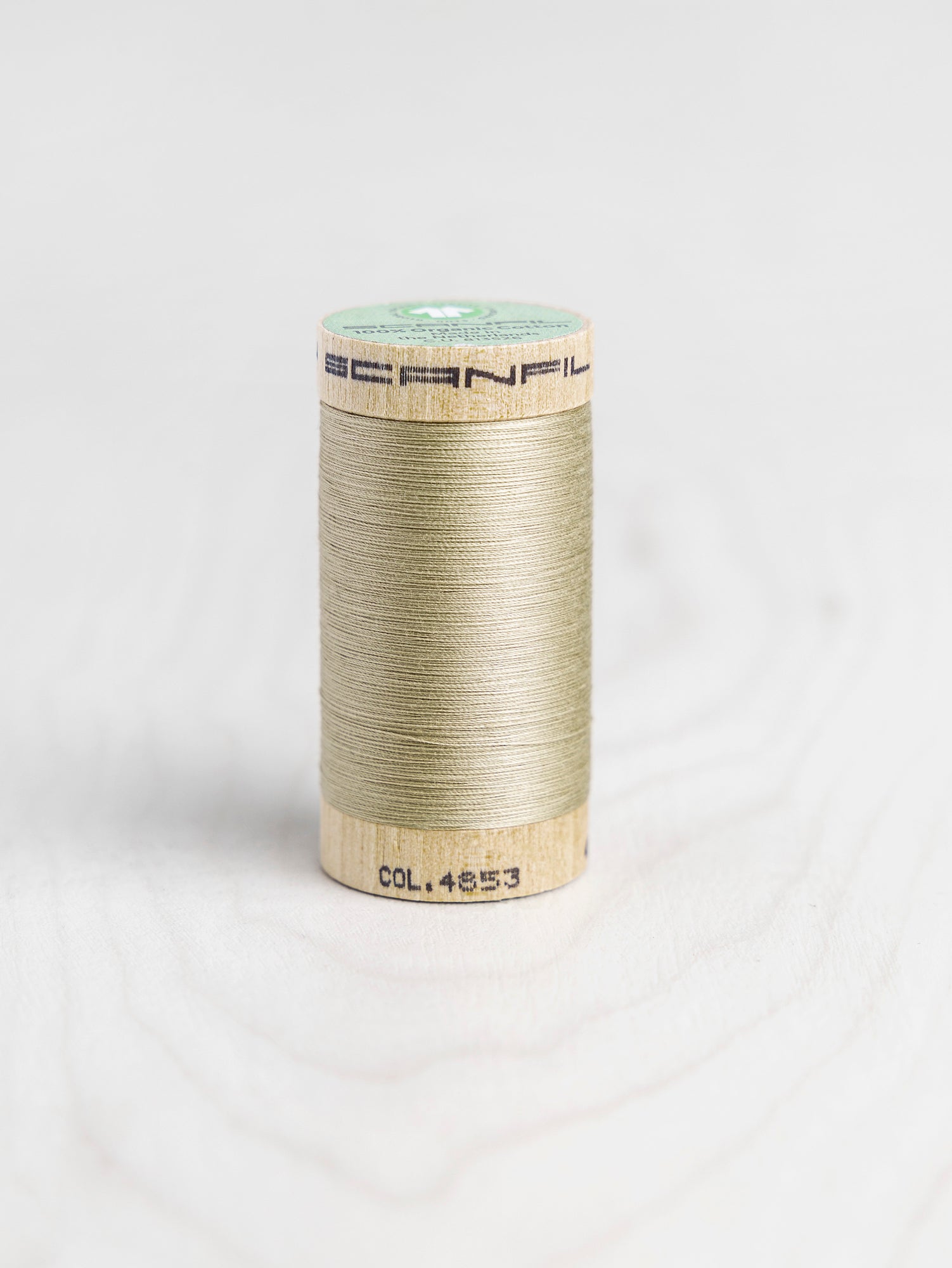 T-COT002-4853-Scanfil-Organic-Cotton-50wt-Thread-500-yard-Safari-4853-Core-Fabrics